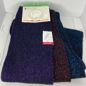 LITTLE MISS MATCHED THREE SINGLE SOCKS